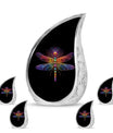 Cosmic Dragonfly Cremation Urns For Human Ashes - Urn For Men & Women