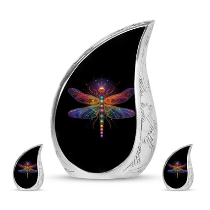 Personalized Dragonfly Cremation Urn for Men & Women - 10-inch, 200 cu in - Yatskia
