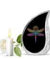 Cosmic Dragonfly Urns For Men Funeral, Ashes Memorial Urn