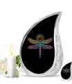 Cosmic Dragonfly Urns For Men Funeral, Ashes Memorial Urn
