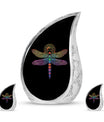 Cosmic Dragonfly Urns For Men Funeral, Ashes Memorial Urn