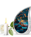 Cosmic Dragonfly Cremains Containers Funeral, Ashes Urn For Ashes