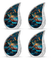 Cosmic Dragonfly Cremains Containers Funeral, Ashes Urn For Ashes