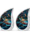 Cosmic Dragonfly Cremains Containers Funeral, Ashes Urn For Ashes