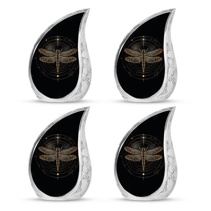 Personalized Dragonfly Cremation Urn for Human Ashes - 10-inch, 200 cu in - Yatskia