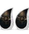 Cosmic Dragonfly Memorial Urn Funeral, Ashes Cremation Urn