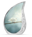 Dove Personalized Urn Funeral, Ashes Memorial Urn