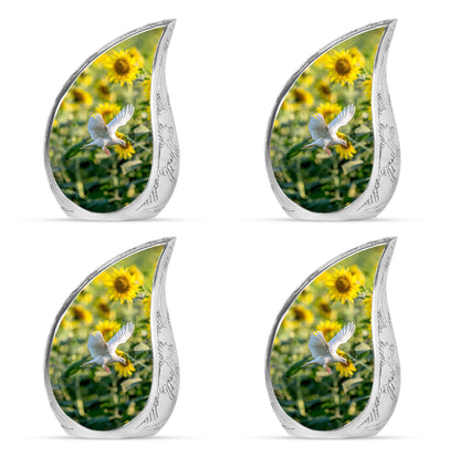 Personalized Bird Cremation Urn for Human Ashes - 10-inch, 200 cu in - Yatskia