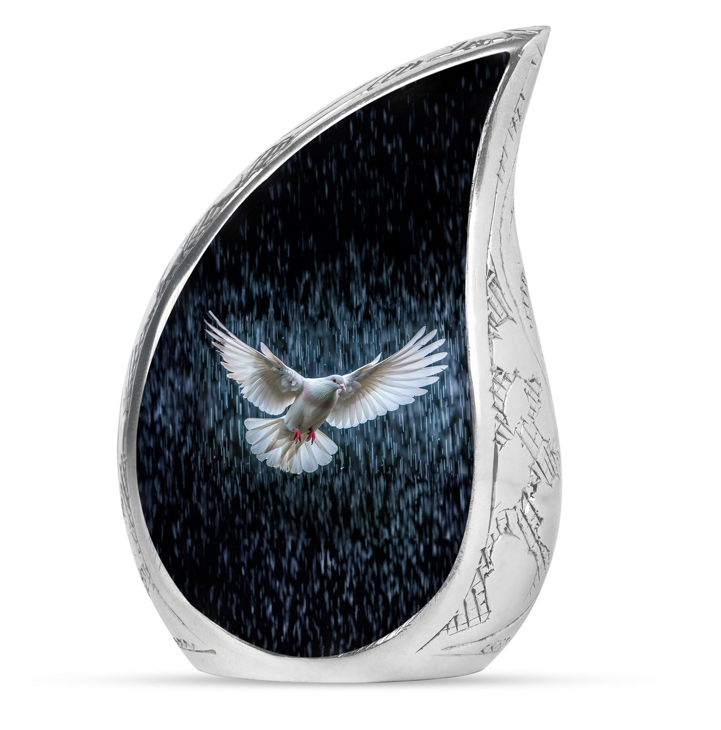 Personalized Bird Cremation Urn for Human Ashes - 10-inch, 200 cu in - Yatskia