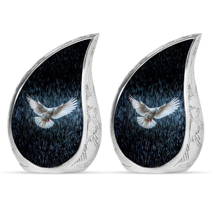 Personalized Bird Cremation Urn for Human Ashes - 10-inch, 200 cu in - Yatskia