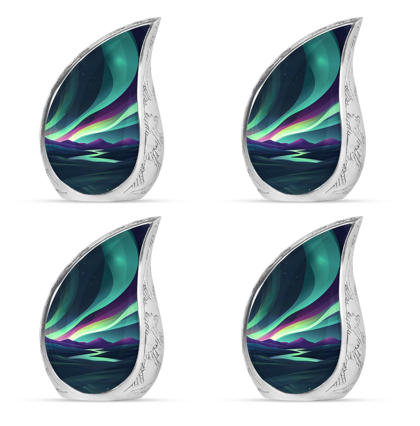 Personalized Galaxy Keepsake Urn for Human Ashes - 10-inch, 200 cu in - Yatskia