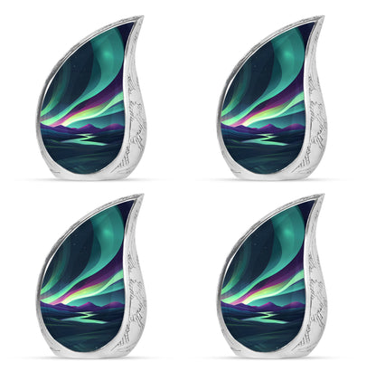 Personalized Galaxy Keepsake Urn for Human Ashes - 10-inch, 200 cu in - Yatskia