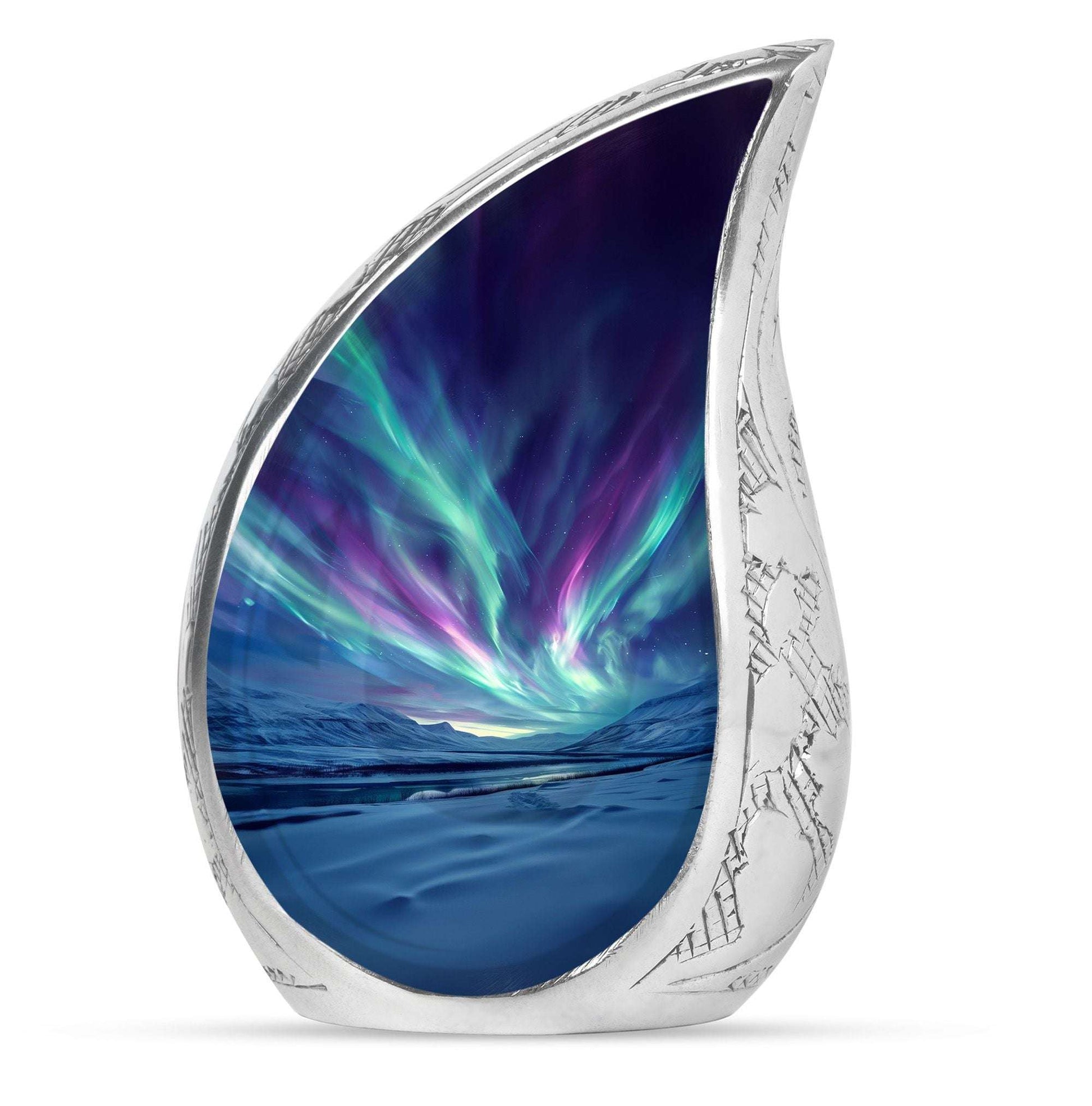 Northern Lights Funeral Urns For Ashes - Cremation Urn For Human