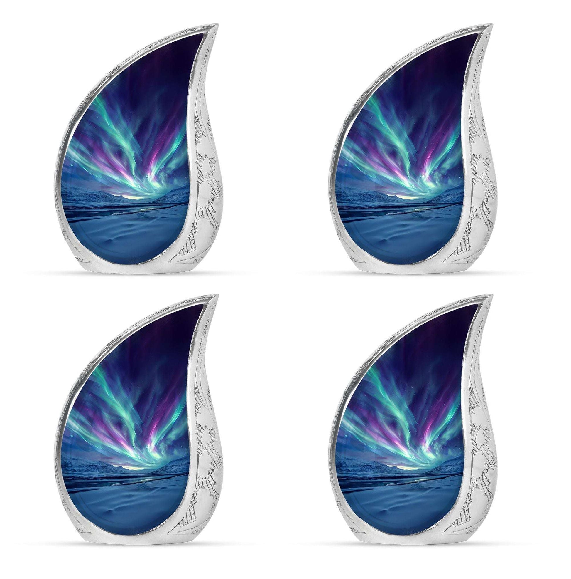 Northern Lights Funeral Urns For Ashes - Cremation Urn For Human