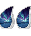 Northern Lights Funeral Urns For Ashes - Cremation Urn For Human