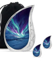 Northern Lights Funeral Urns For Ashes - Cremation Urn For Human
