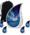 Northern Lights Funeral Urns For Ashes - Cremation Urn For Human