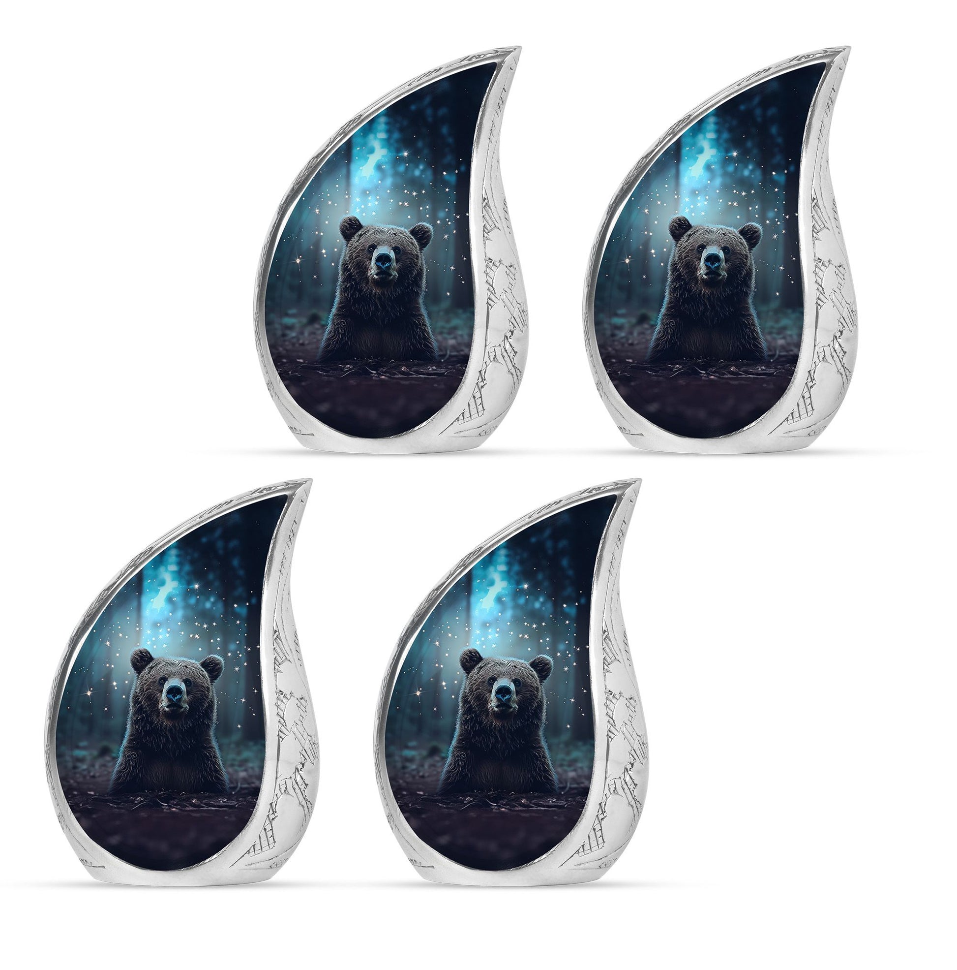 Bear Mini Urn For Ashes Adult Male Funeral, Ashes Cremation Urn