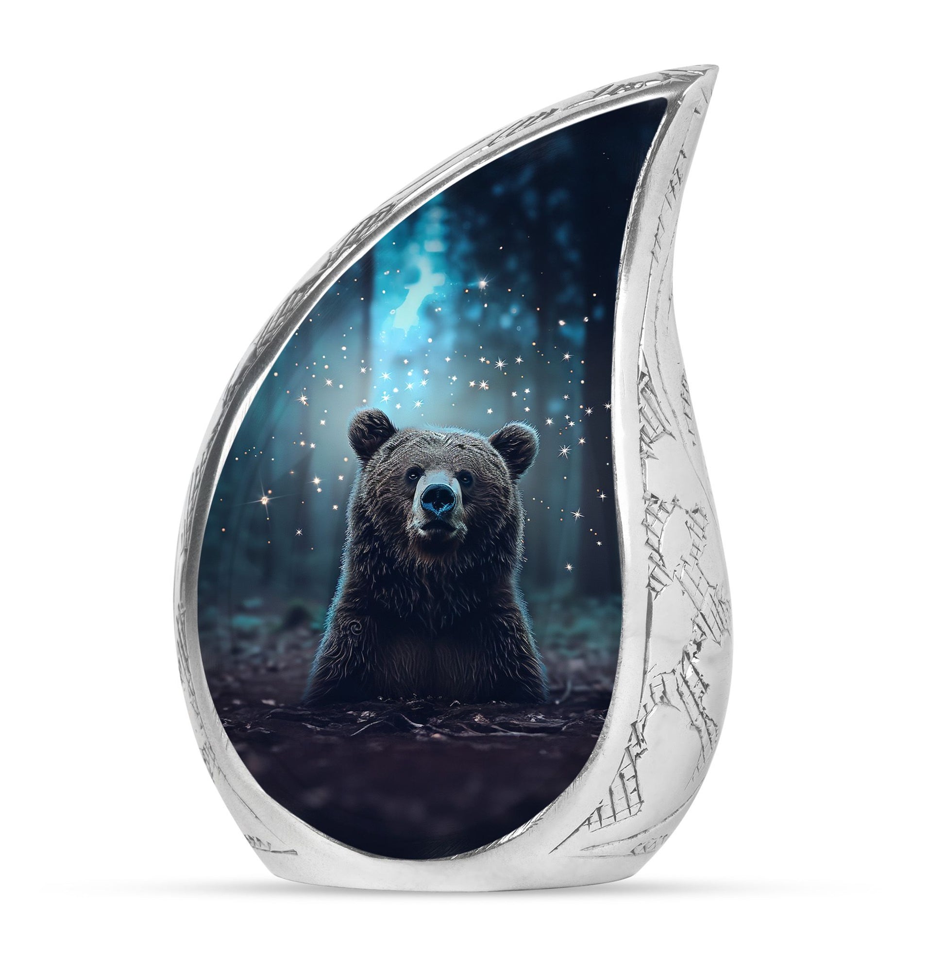 Bear Mini Urn For Ashes Adult Male Funeral, Ashes Cremation Urn