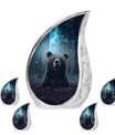 Bear Mini Urn For Ashes Adult Male Funeral, Ashes Cremation Urn