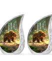 Bear Cremation Urns For Burial Funeral, Ashes Memorial Urn