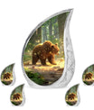 Bear Cremation Urns For Burial Funeral, Ashes Memorial Urn