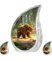 Bear Cremation Urns For Burial Funeral, Ashes Memorial Urn
