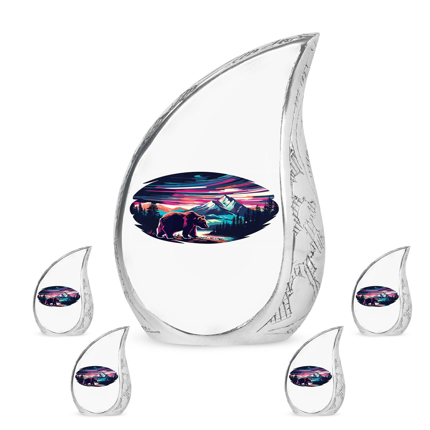 Bear Cremation Urns For Large Human Ashes - Urns For Adult Male