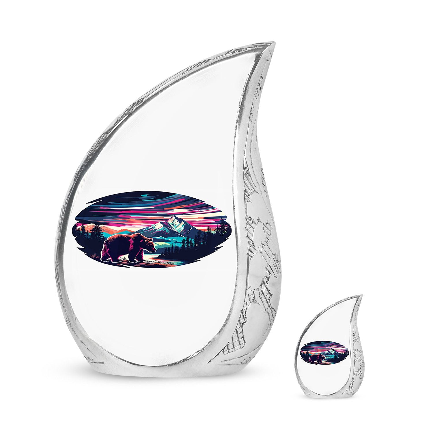 Bear Cremation Urns For Large Human Ashes - Urns For Adult Male