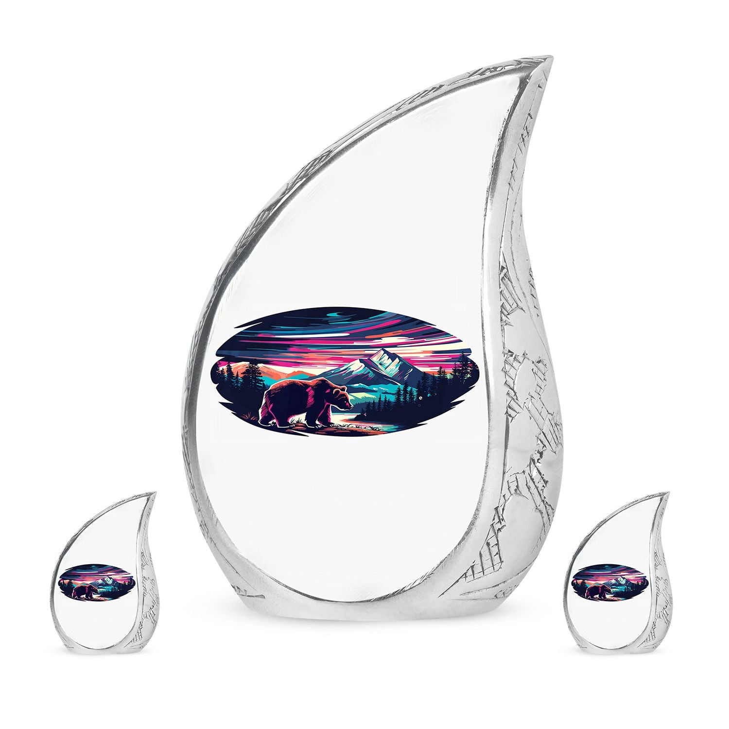 Bear Cremation Urns For Large Human Ashes - Urns For Adult Male