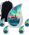 Northern Lights Custom Urns Funeral, Ashes Cremation Urn