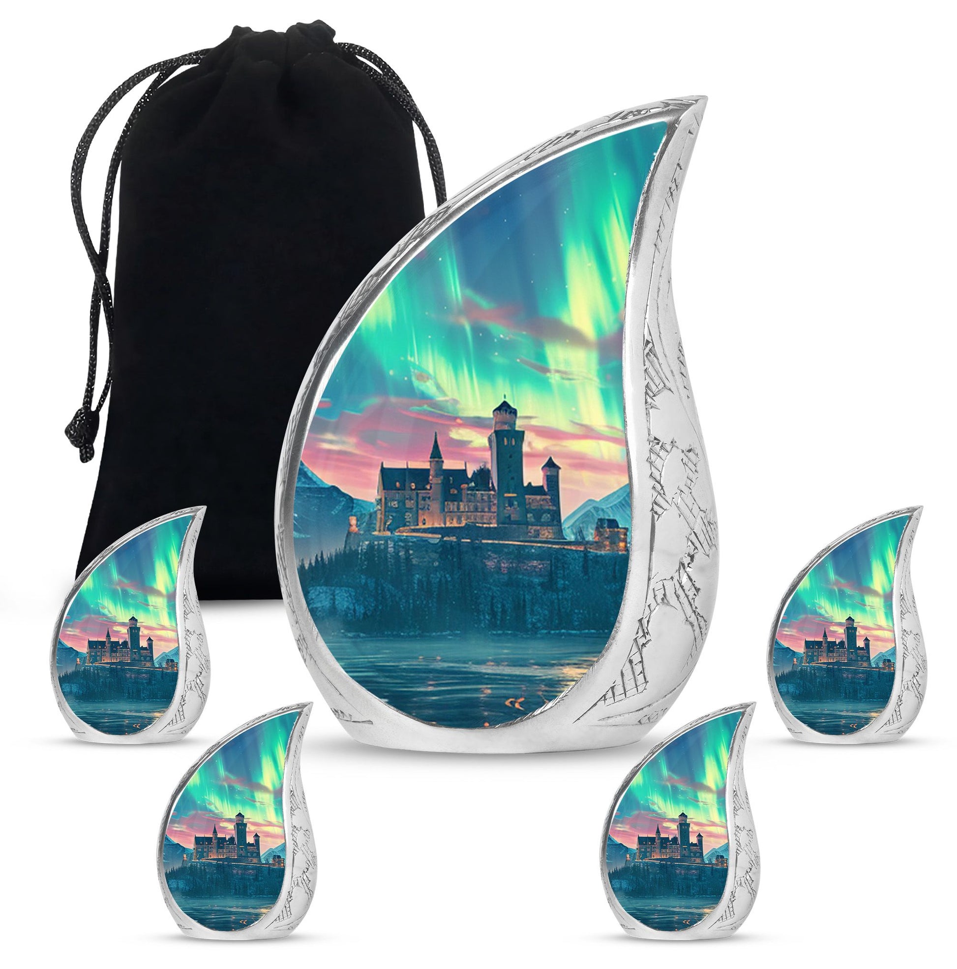 Northern Lights Custom Urns Funeral, Ashes Cremation Urn