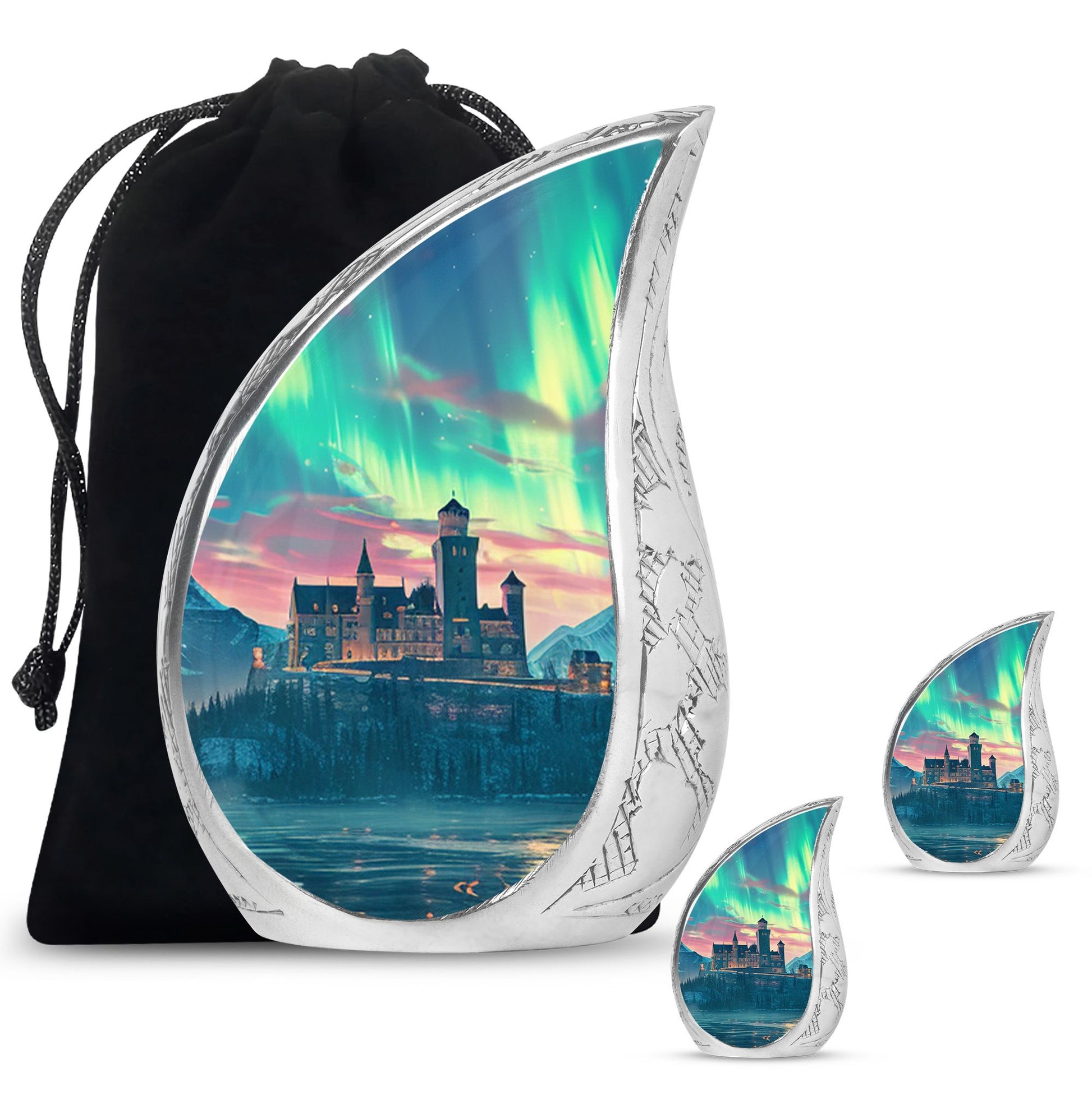 Northern Lights Custom Urns Funeral, Ashes Cremation Urn