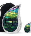 Northern Lights Urn For Human Ashes - Adult Urns For Men & Women