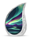 Northern Lights Funeral Urns - Large Decorative Urn For Male & Female