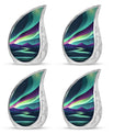 Northern Lights Funeral Urns - Large Decorative Urn For Male & Female