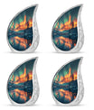 Northern Lights Cremation Keepsake Urns For Ashes - Cremation Urn Human