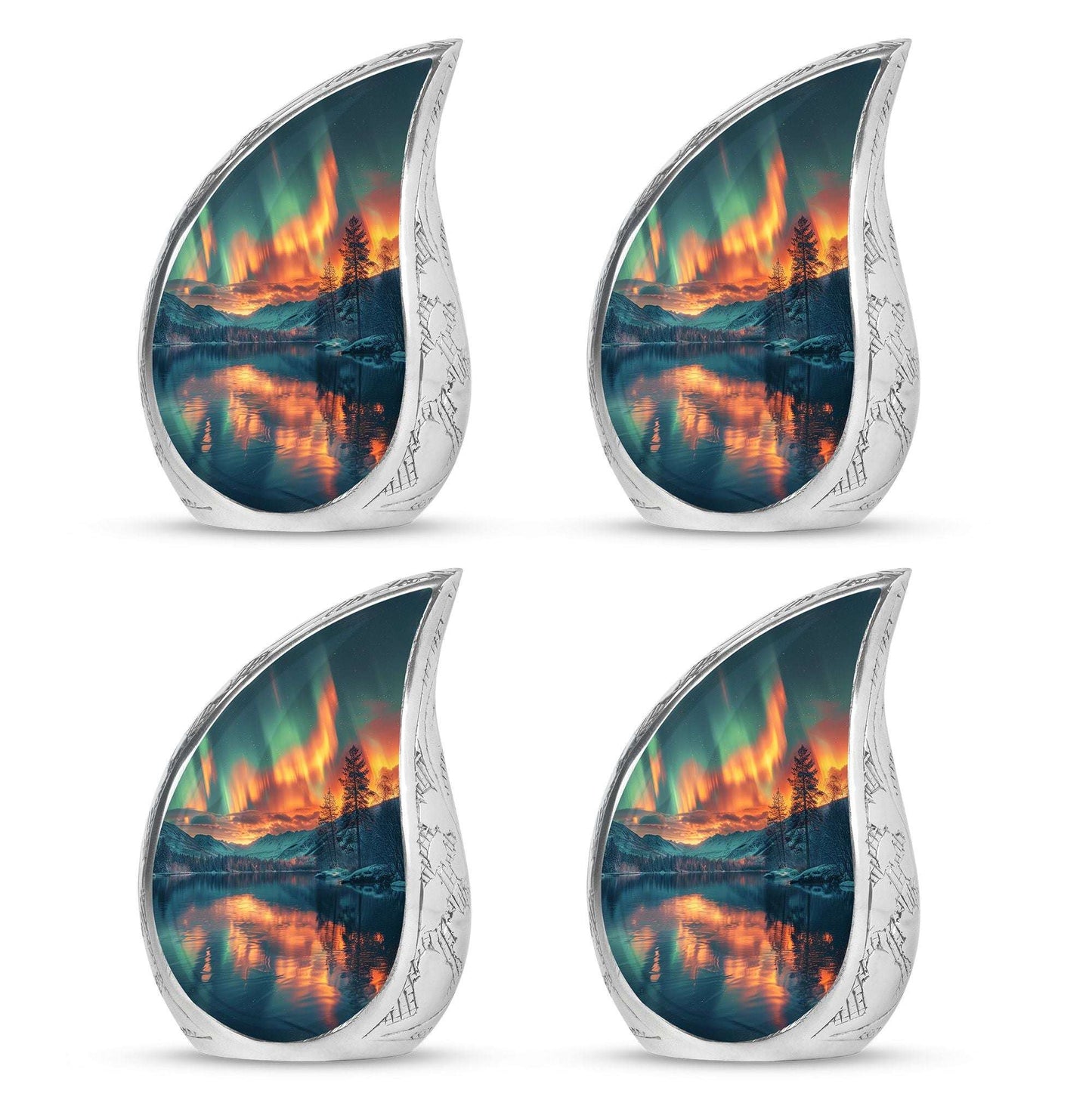 Northern Lights Cremation Keepsake Urns For Ashes - Cremation Urn Human