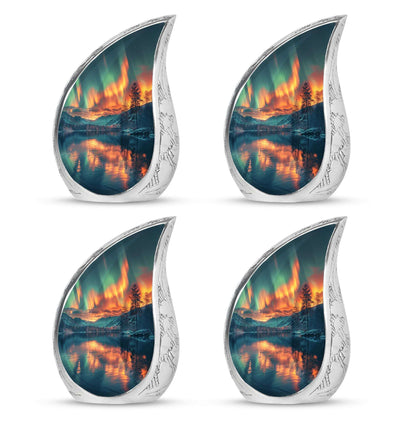 Northern Lights Cremation Keepsake Urns For Ashes - Cremation Urn Human