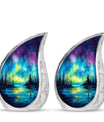 Northern Lights Cremation Urns For Human Ashes - Urn Keepsake Set