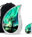 Northern Lights Cremation Urns For Human Ashes -  Human Ashes Keepsake