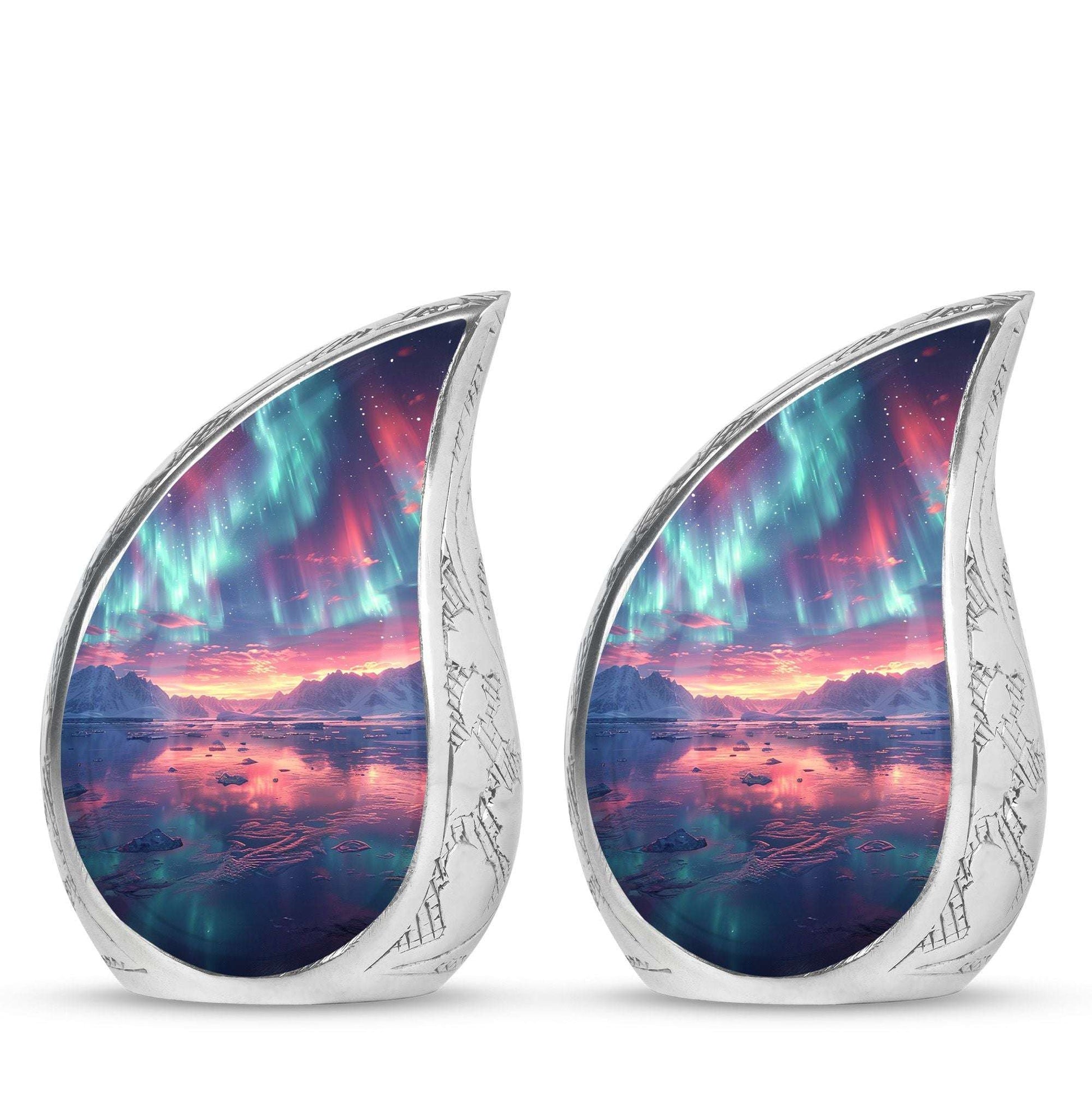 Northern Lights Funeral Urns For Adult Ashes Men and Women