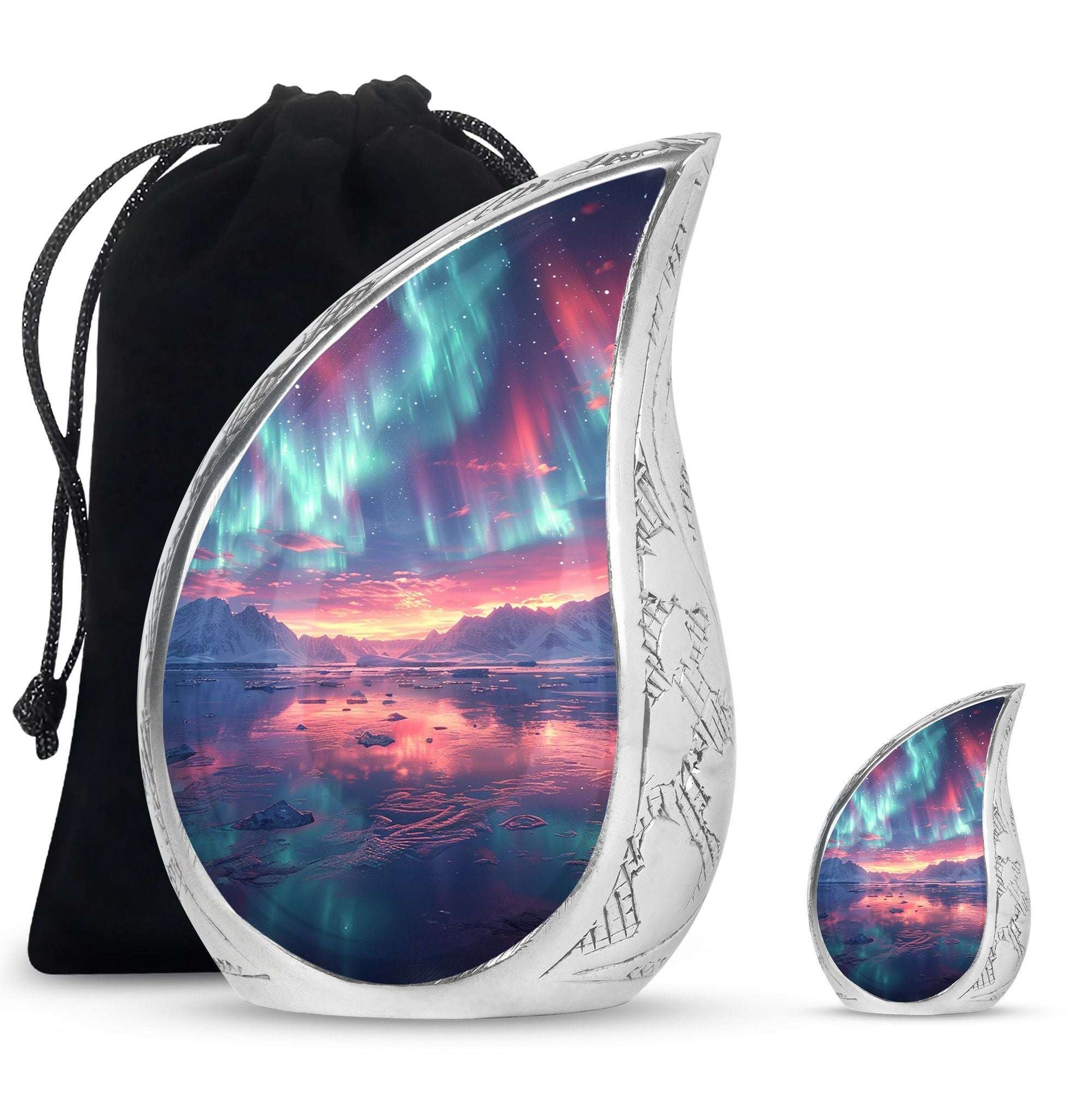 Northern Lights Funeral Urns For Adult Ashes Men and Women