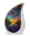 Northern Lights Urn For Human Ashes - Aurora Borealis Adult Large Urns