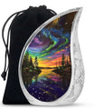Northern Lights Urn For Human Ashes - Aurora Borealis Adult Large Urns