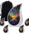 Northern Lights Urn For Human Ashes - Aurora Borealis Adult Large Urns