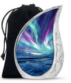 Northern Lights Urn For Ashes Adult Male Small - Funeral Urns For Ashes