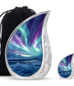 Northern Lights Urn For Ashes Adult Male Small - Funeral Urns For Ashes