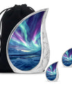 Northern Lights Urn For Ashes Adult Male Small - Funeral Urns For Ashes