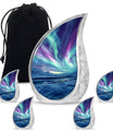 Northern Lights Urn For Ashes Adult Male Small - Funeral Urns For Ashes
